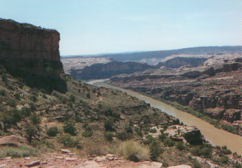 View from the trail overlooking the Colorado