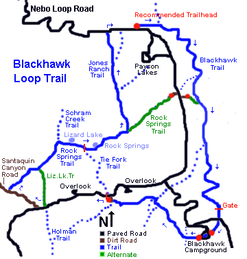 Blackhawk Trail Map