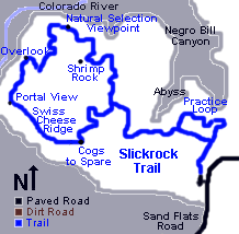 Slickrock Trail Map